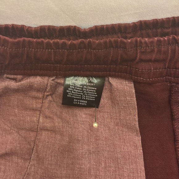 NWOT MATIX Men’s Shorts Pull On Streetwear Board Wear Burgundy Size Medium. - Picture 9 of 13